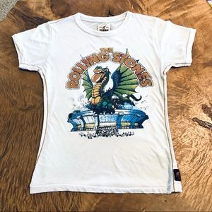 Trunk Ltd Rolling Stones 2 Sided Print Sold Out Concert Band Tee